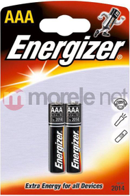 Bateri alkaline Energizer Alkaline Power AAA LR03, paketë 2 copë