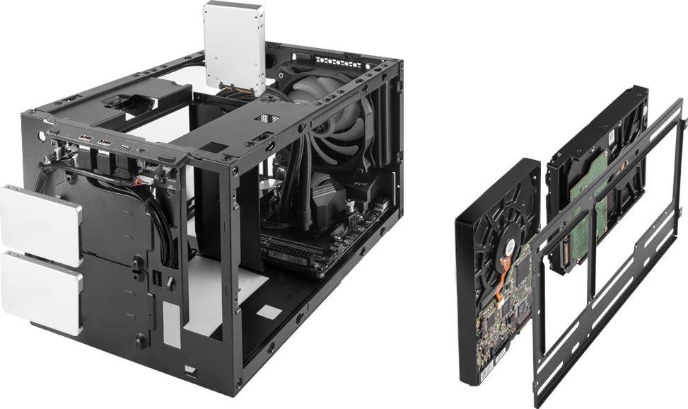 Kasë SilverStone Sugo 15, e zezë, Micro Tower