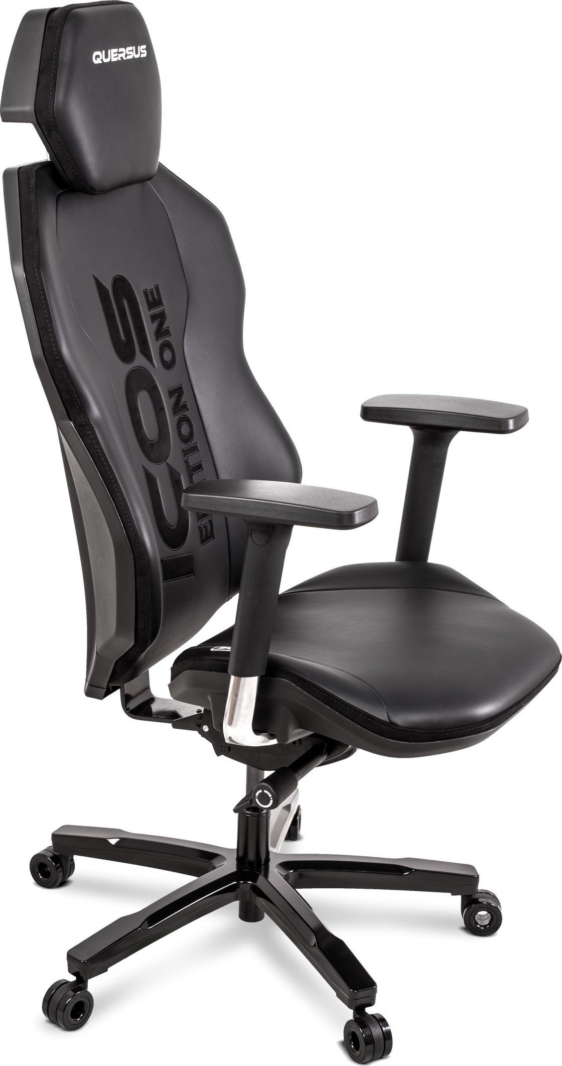 Karrige gaming QUERSUS ICOS UHL, mekanizëm synchro, mbështetëse koke, e zezë