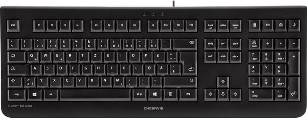 Set tastierë dhe mi CHERRY DC 2000, USB, AZERTY frëngjisht, i zi