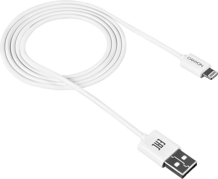 Kabllo Canyon Lightning - USB 2.0, 1m, e bardhë