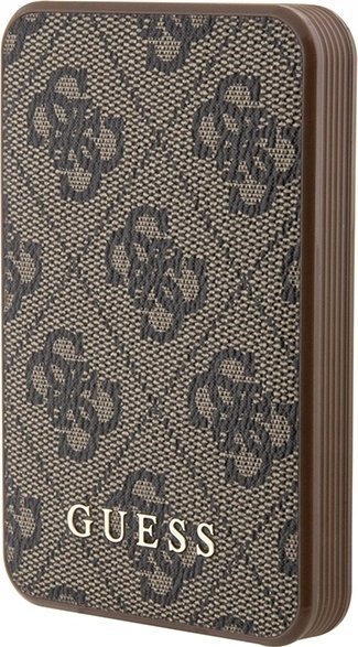 Powerbank Guess GUPB5LP4GEGW, 5000mAh, 15W, kafe