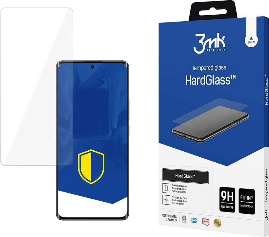 Xham mbrojtës 3MK HardGlass për Samsung Galaxy A55 5G, 0.3mm, fortësi 9H, transparent