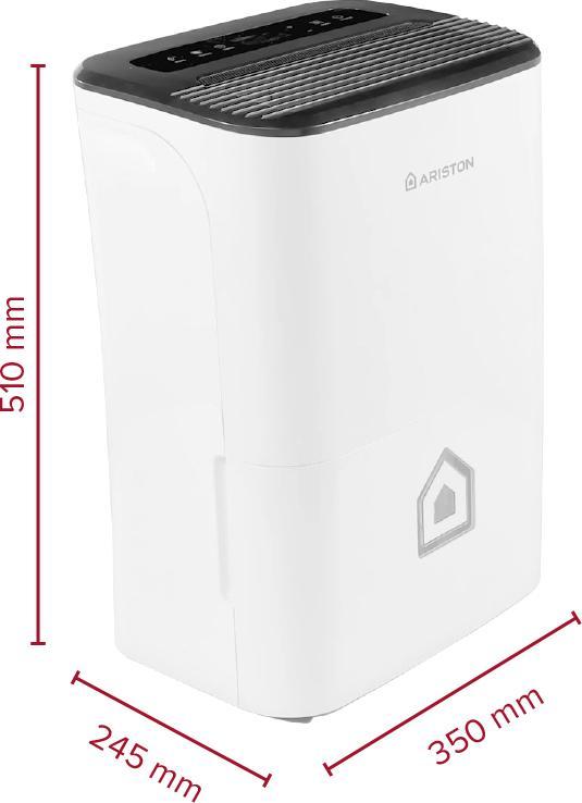 Avullthithës Ariston Deos 21S, 21L, filtër HEPA, i bardhë