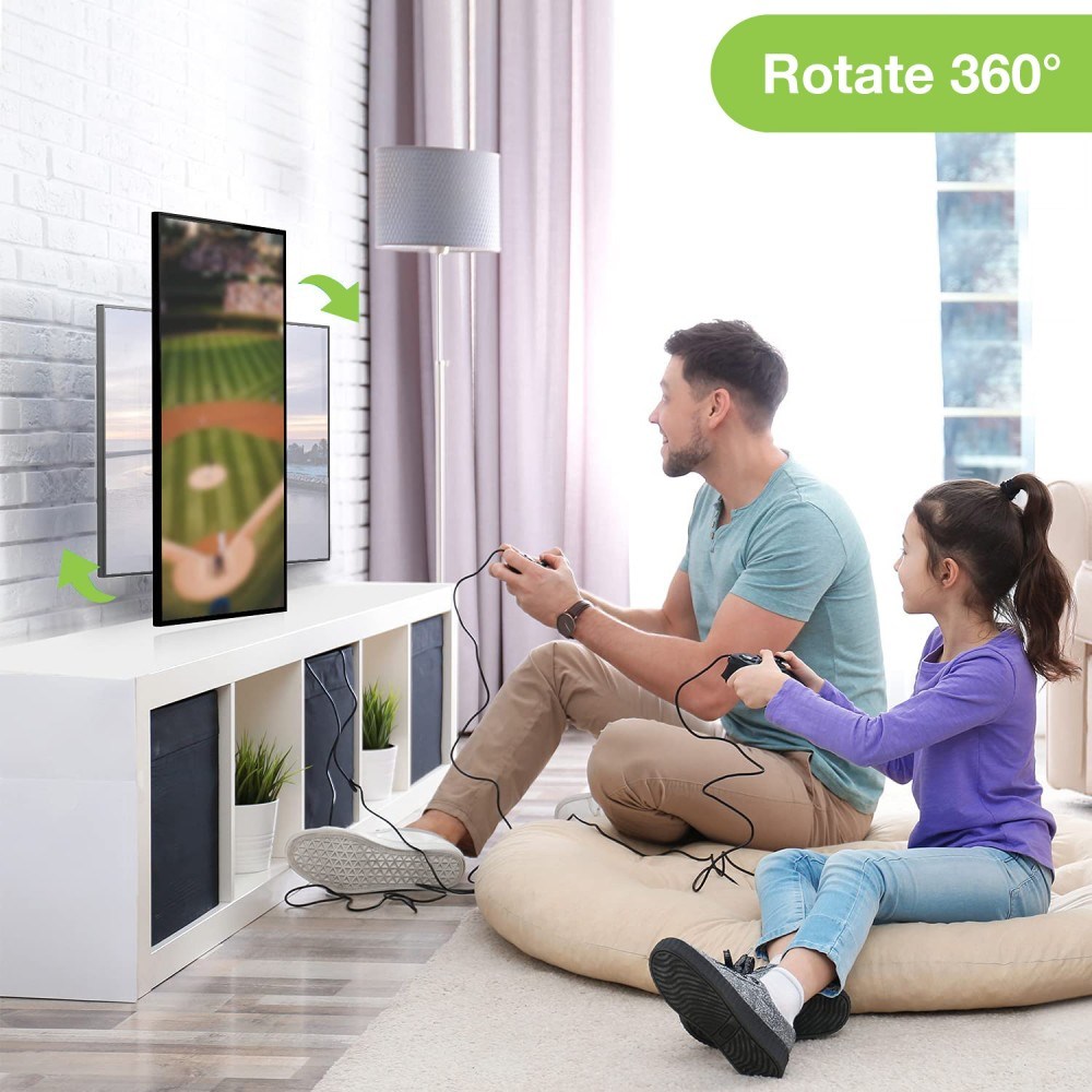 Mbajtëse muri për TV Techly, 23"-55", e zezë