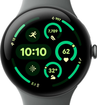 Паметен часовник Google Pixel Watch 3 WiFi, 45mm, Hazel