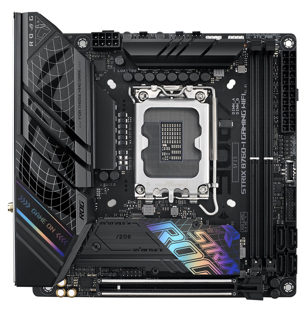 Pllakë amë ASUS ROG STRIX B760-I Gaming WiFi Intel B760 LGA 1700 mini ITX