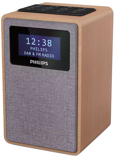 Радио Philips TAR5005, сиво / дрвено