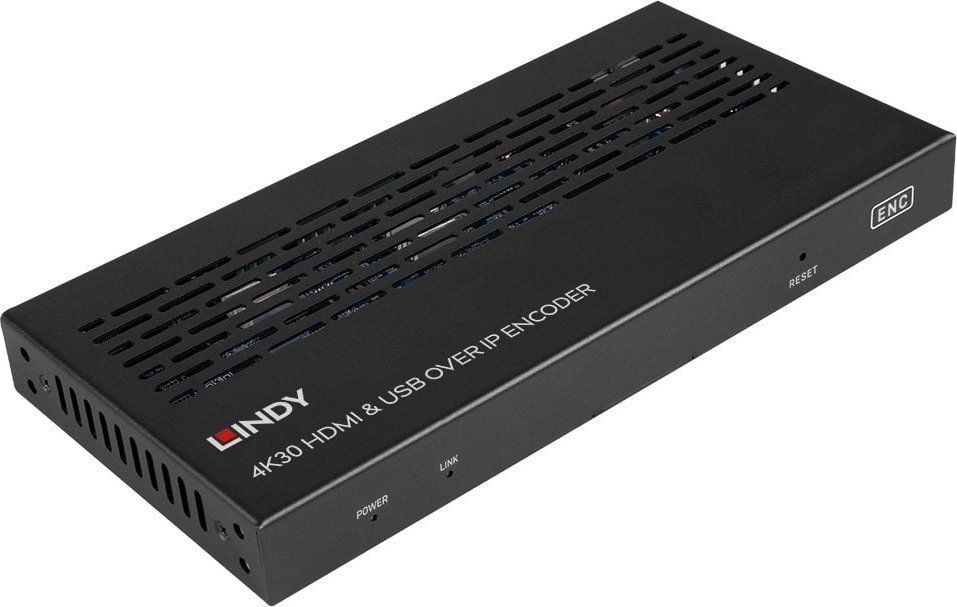 Encoder HDMI dhe USB mbi IP Lindy, 4K, RS232, i zi