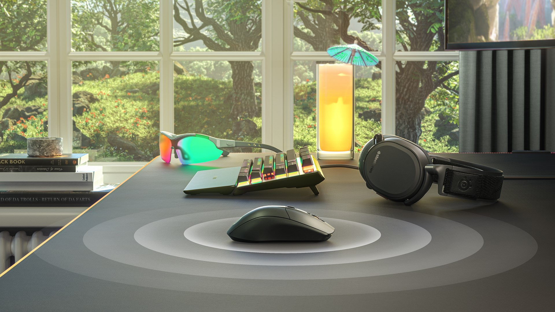 Maus lojërash SteelSeries Rival 3 Wireless, TrueMove Air, i zi