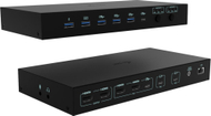 Docking station I-tec USB-C KVM Dock Pro, 3 host, Dual Video 4K, 92W, i zi
