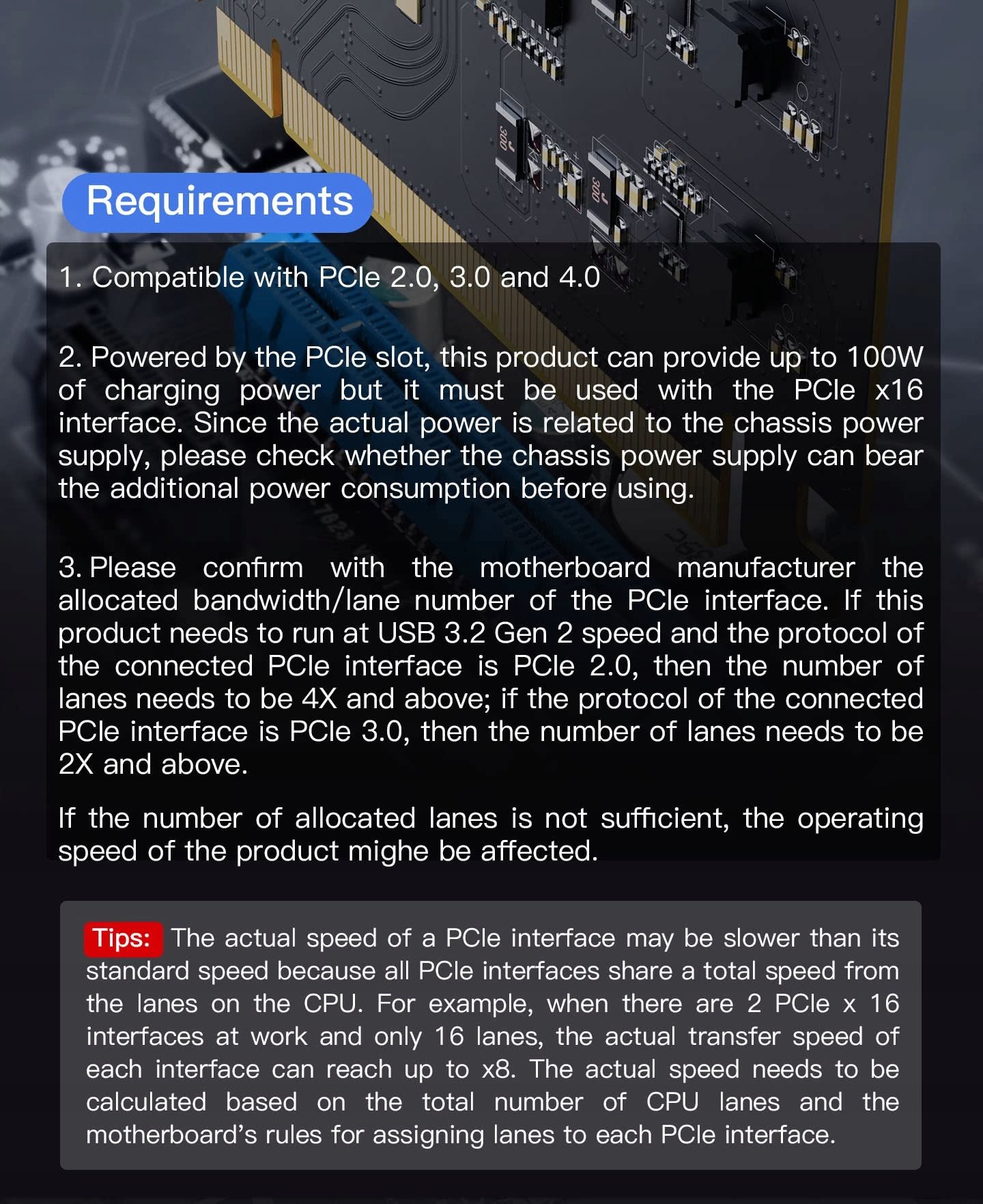 Kartë kontrolluese Inateck PCIe USB 3.2 Gen 2, 2x USB C, 6x USB A, 16 Gbps