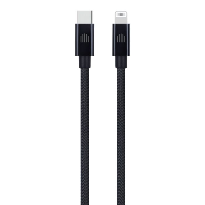Dviced Cable USB-C To Lightning Nylon Textile 0,25M, Black