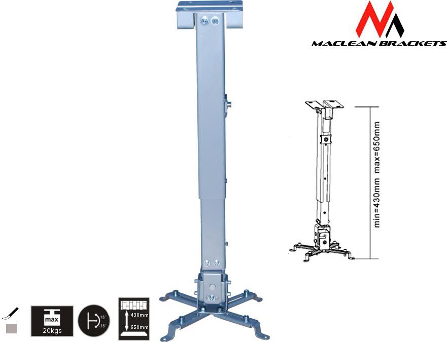 Mbajtës projektori Maclean MC-581 