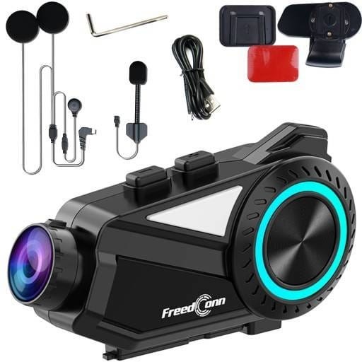 [OUTLET] Kufje FreedConn R3 MOTORBIKE INTERCOM, Bluetooth, të zeza
