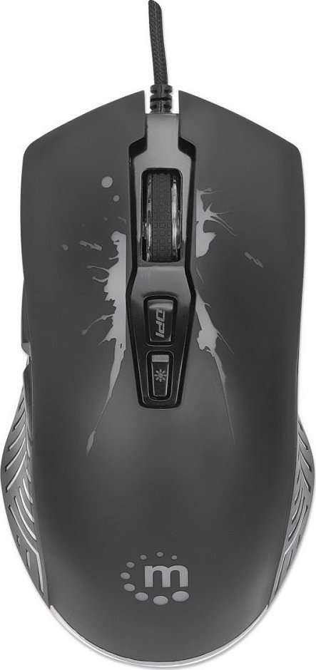 Mouse gaming Manhattan, optik, 7200 DPI, RGB, i zi