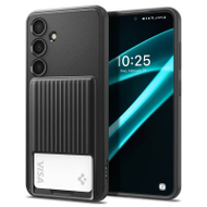 Заштитна маска за мобилен Spigen Liquid Slot ACS07336 за Samsung Galaxy S24+, црна мат