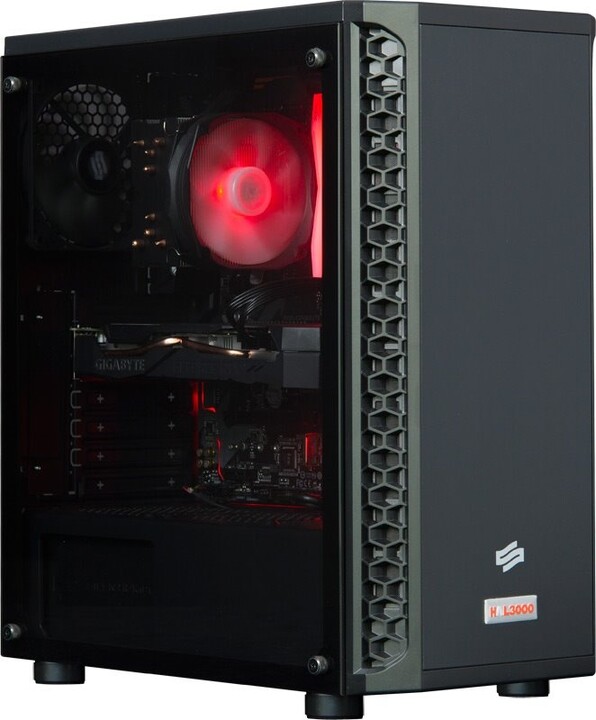 Kompjuter HAL3000 Alfa Game Elite 70, AMD Ryzen 3600, 16GB RAM DDR4, 1TB SSD, NVIDIA GeForce RTX 2070, i zi