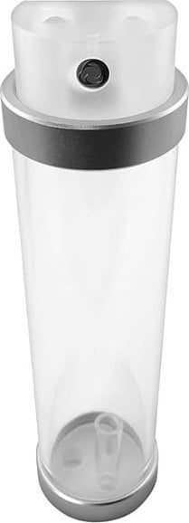 Rezervuar uji për PC Singularity Computers Protium 200mm, 60mm, 7 porta G1/4", argjendtë e frostuara