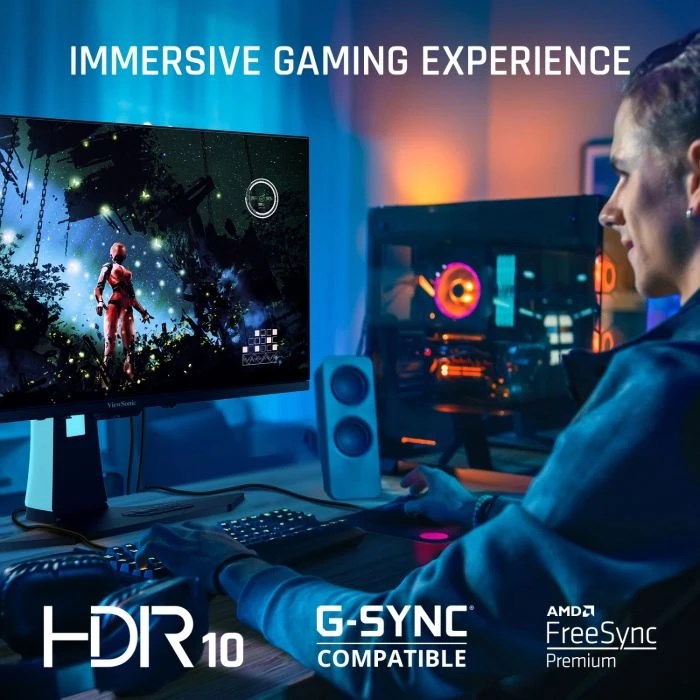 Monitor ViewSonic XG272-2K-OLED, 27”, QHD, 240Hz, i bardhë