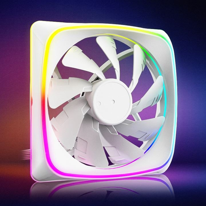 Вентилатор куќиште Shark Lights RGB PWM, 120mm, адресабилен 5V, црн