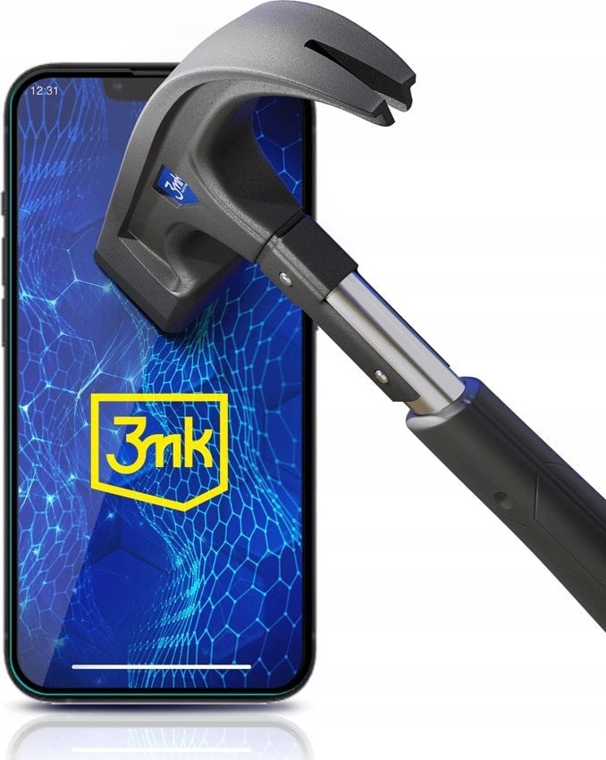 Mburojë xhami 3mk HardGlass Max Lite, për Poco M6 Pro 5G, 0.3mm, e zezë