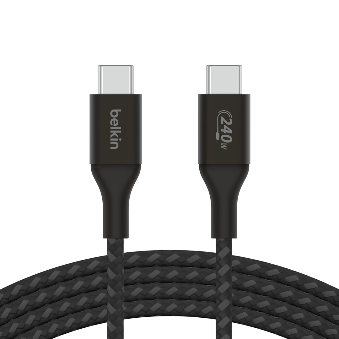 Kabllo Belkin, 2 m, USB-C, e zezë