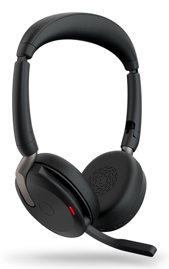 Kufje Jabra Evolve2 65 Flex, Bluetooth, të zeza