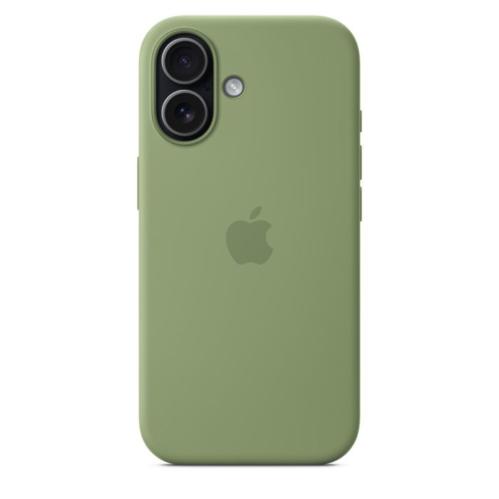 Apple iPhone 17 Silicone Case with MagSafe, Light Moss
