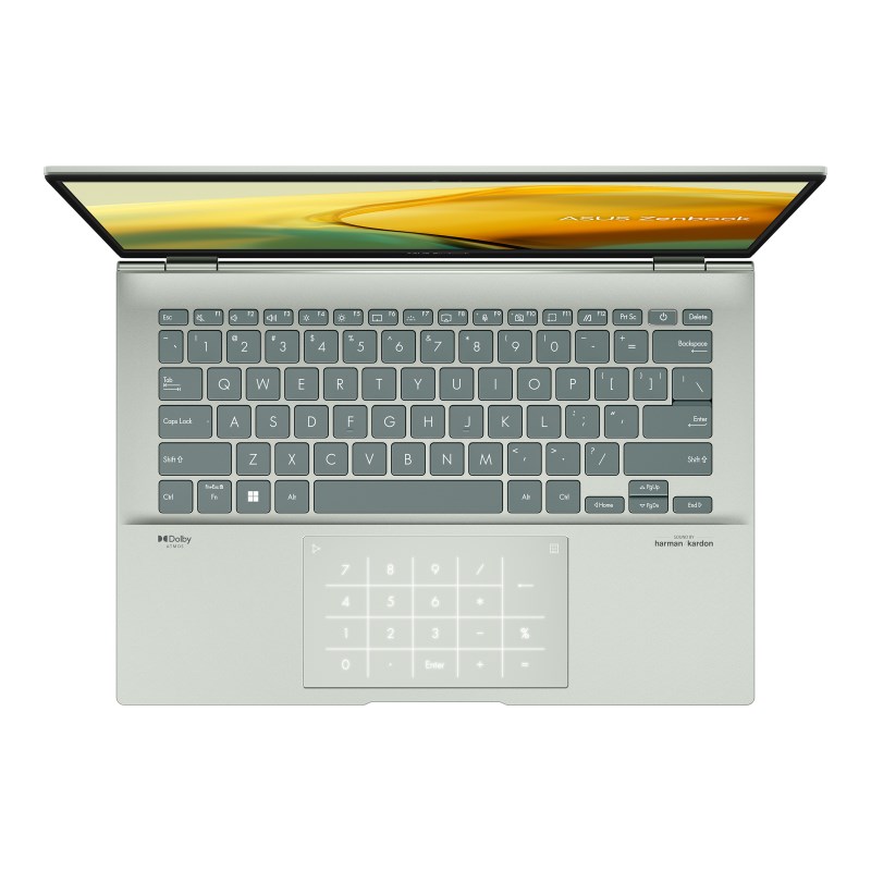 Лаптоп ASUS ZenBook 14, 14", Intel i5-1240P, 16 GB RAM, 512 GB SSD, бело
