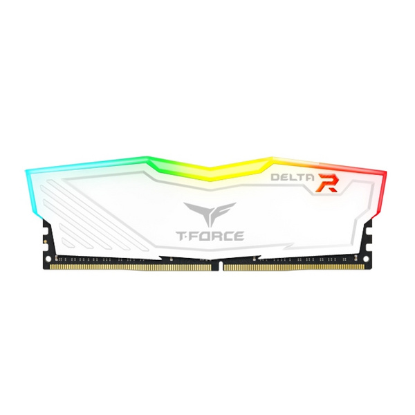 Memorie operative TeamGroup Delta RGB UD-D4, 8GB, 2666 - e bardhë