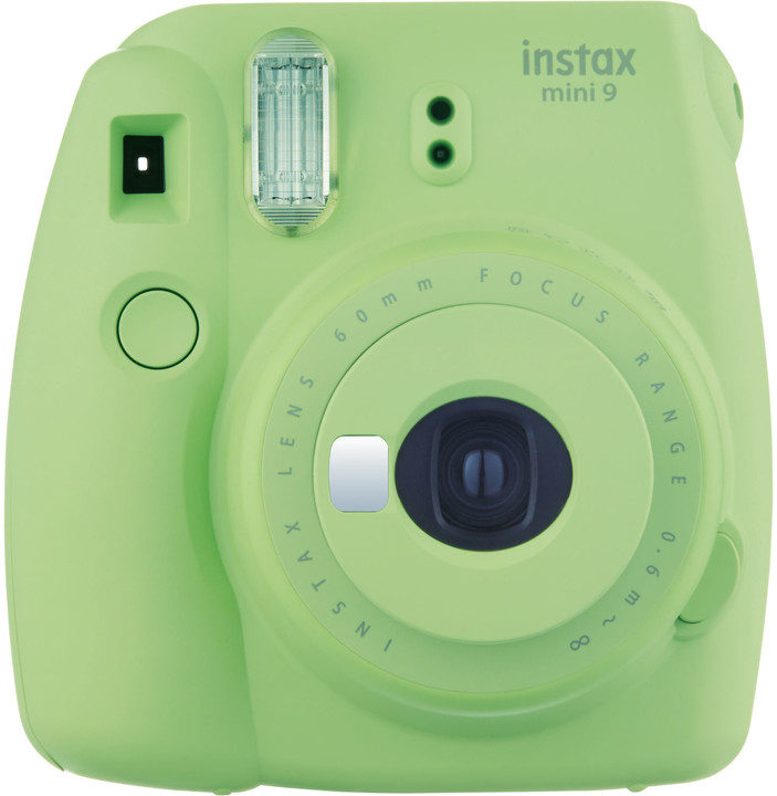 Fotoaparat Fujifilm Instax MINI 9, i gjelbër + letra fotografie (10 copë)