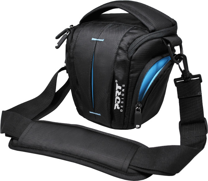 Çantë krahu HELSINKI për aparat, e zezë