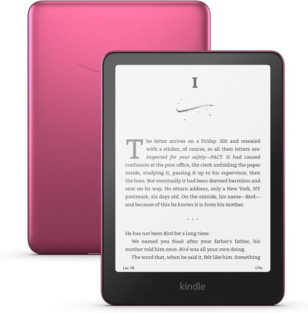 Lexues Kindle 12th gen, 7", 32 GB, Wi-Fi, raspberry