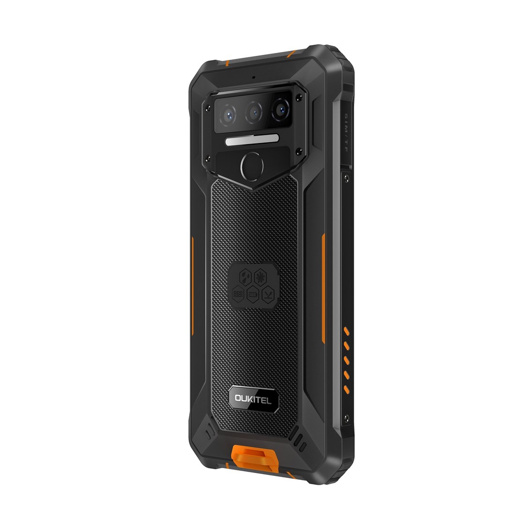 Celular Oukitel WP23, 6.52", Helio P35, 4GB RAM, 64GB, i zi/portokalli