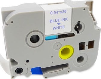 Касета за етикетирање MediaRange Brother TZ-253 TZe-253, 24mm, 8m, сина