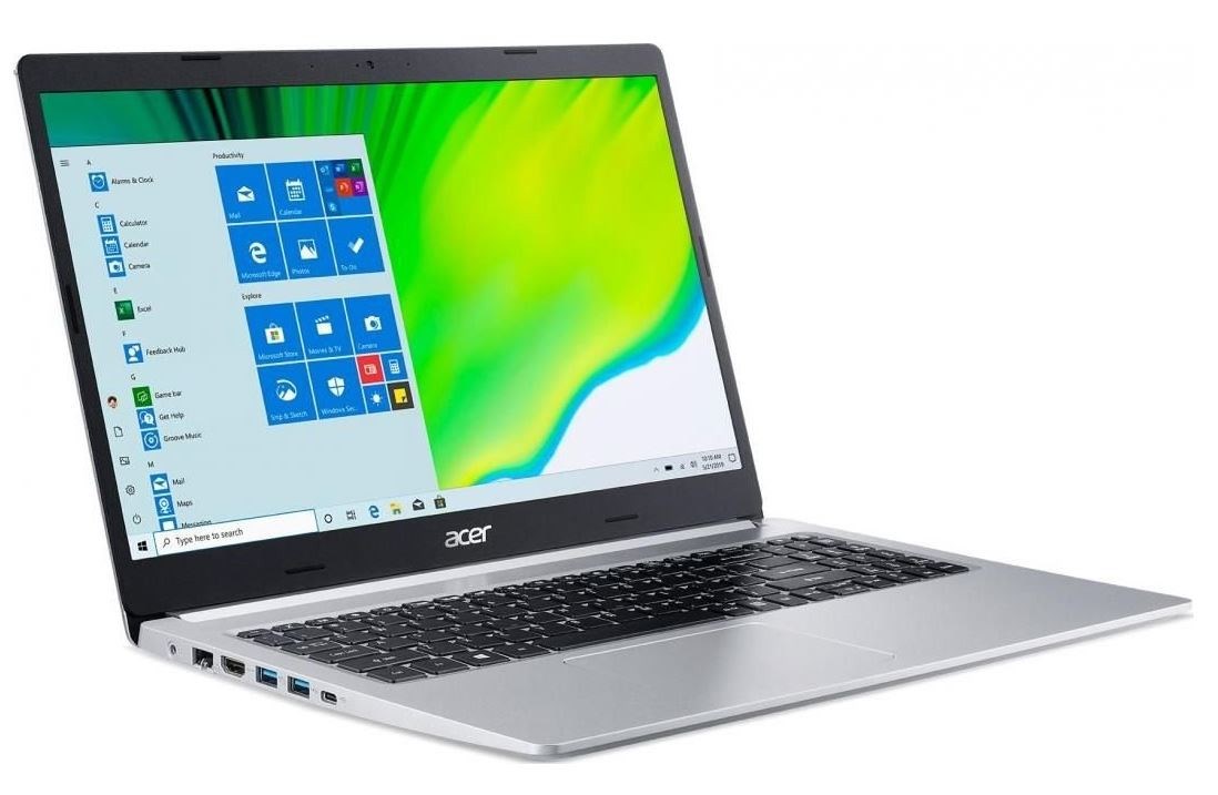 Laptop Acer Aspire 5, 15.6", AMD Ryzen 3 5300U, 8 GB RAM, 512 GB SSD, i argjendtë