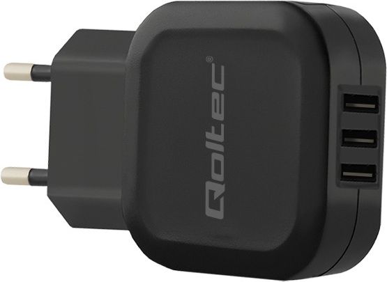 Karikues Qoltec 3x USB-A, 3.4A, i zi