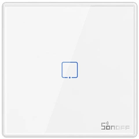 Прекинувач Sonoff T2EU1C-RF, 433MHz (1-канален), безжичен
