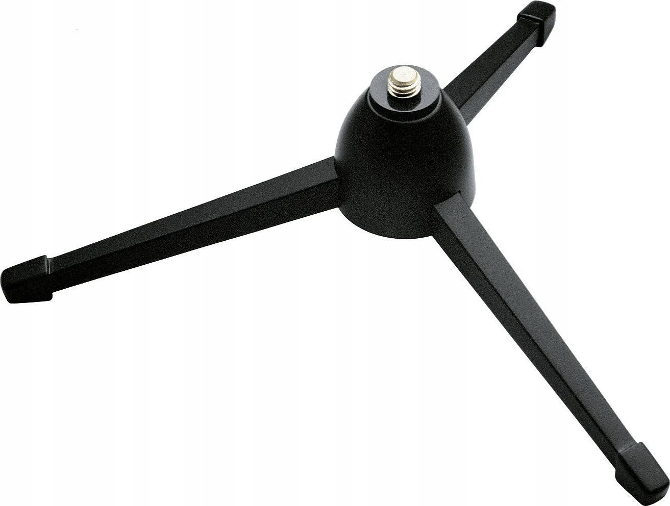 Stativ tavoline për mikrofon K&M KM-23105, tripod kompakt, i zi