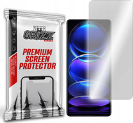 Xham mbrojtës hibrid GrizzGlass për Xiaomi Redmi Note 12 Pro Plus, transparencë e lartë