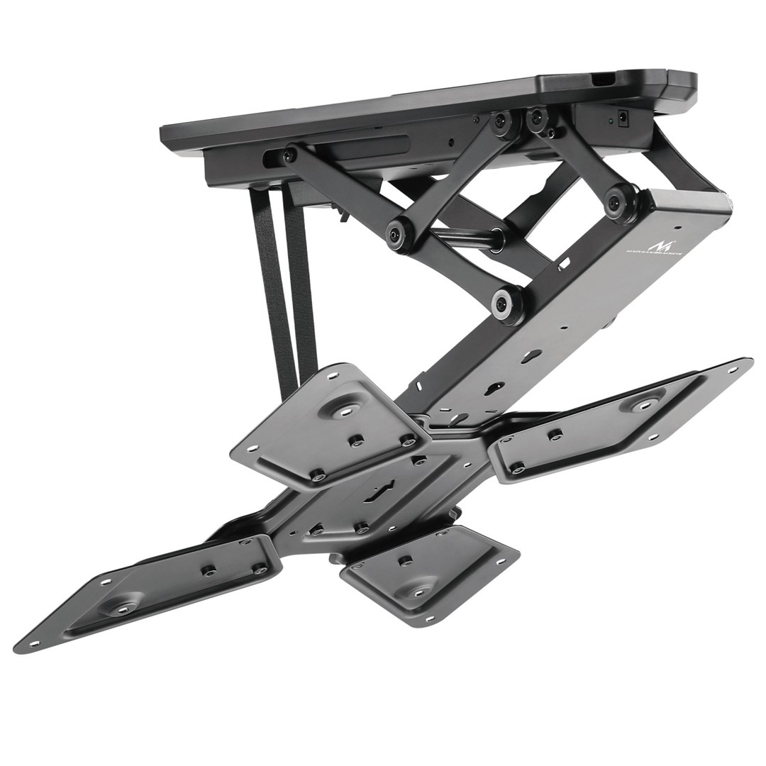 Mbajtëse për TV Maclean në tavan, 23"-55", 30kg, e zezë