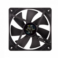 Вентилатор за компјутер Gelid Solutions Silent 14, 140mm, 3 пин, црн