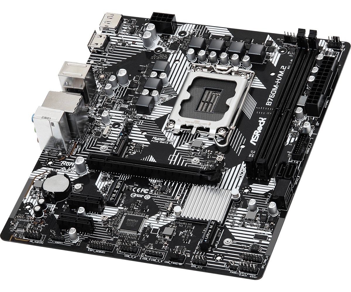 Pllakë amë Asrock B760M-H/M.2 Intel B760 LGA 1700 micro ATX