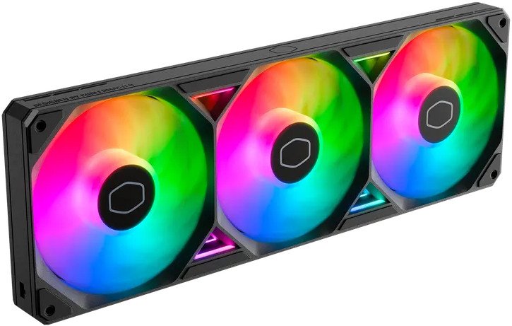 Вентилатор за куќиште Cooler Master SickleFlow Edge 360 ARGB, 120mm, 1 парче, црн