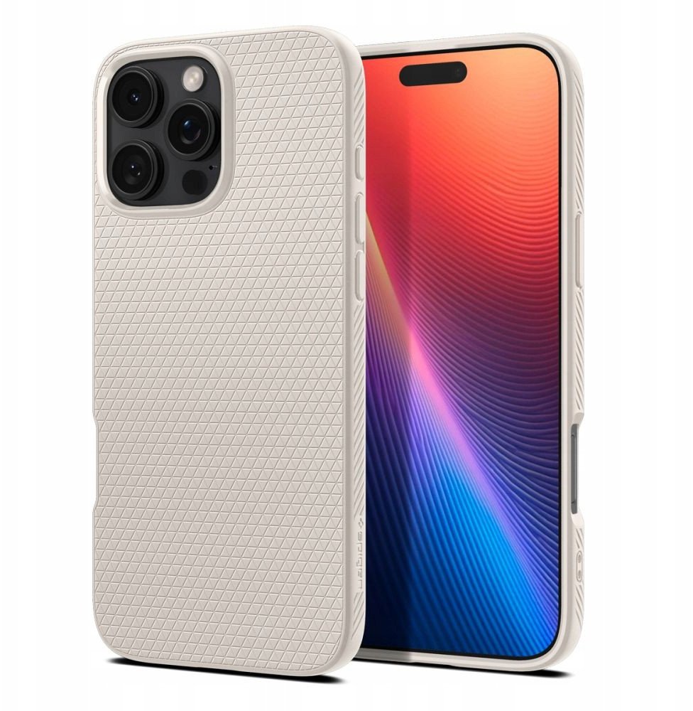 Mbrojtëse telefoni Spigen Liquid Air, për iPhone 17 Pro Max, gri