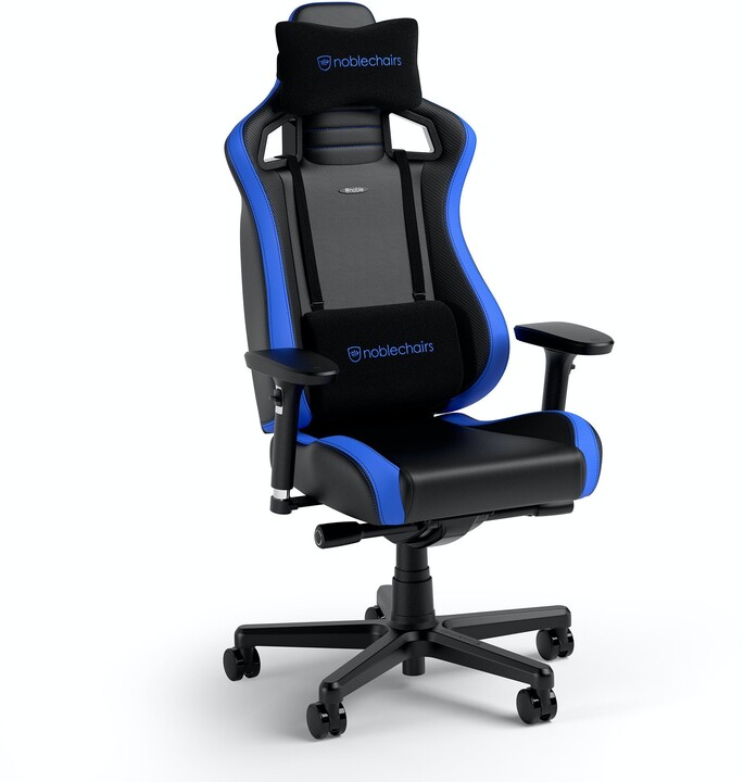 Столче за игра Noblechairs EPIC Compact, црна / сина