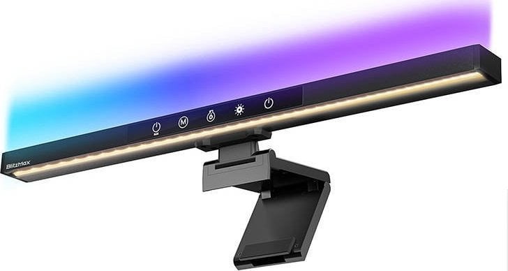 Llambë monitori BlitzWolf BlitzMax BM-CS1, RGB, me temperaturë të rregullueshme, e zezë