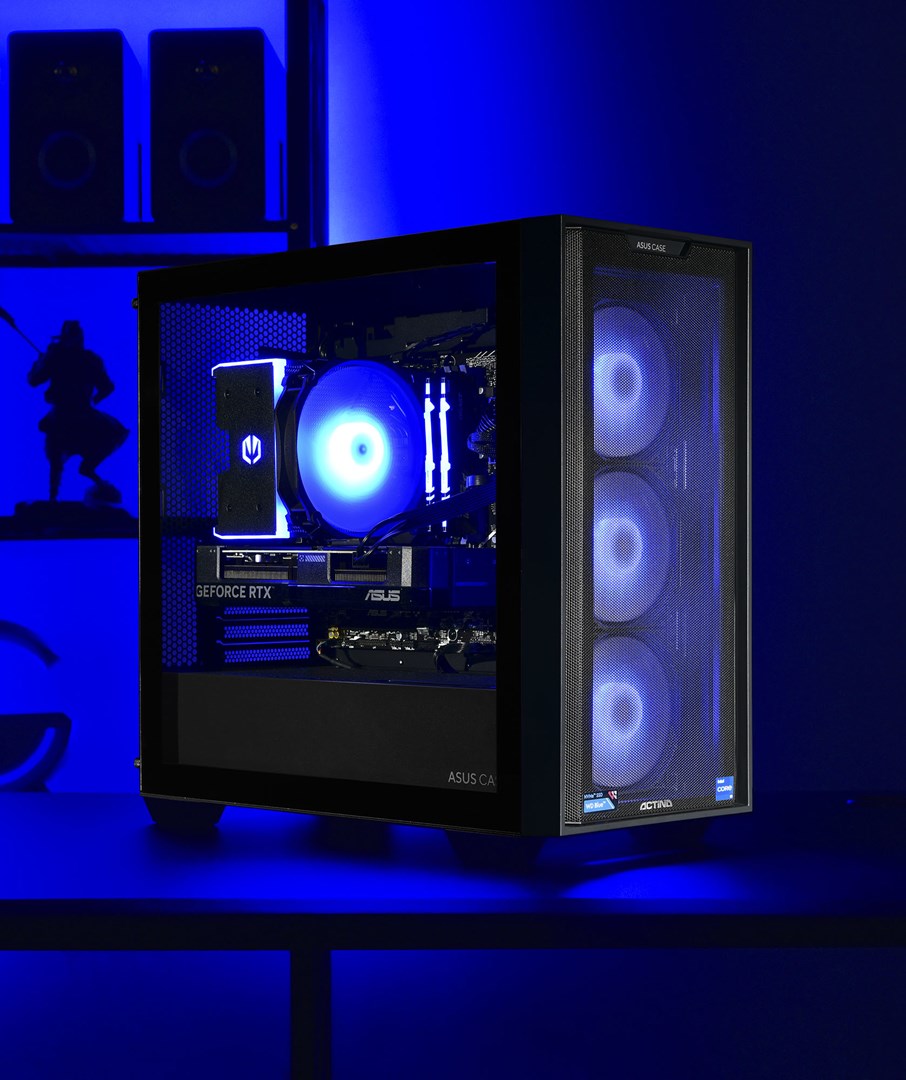 Kompjuter Gaming Actina, AMD Ryzen 7 5700X, 32GB DDR4, 1TB SSD, NVIDIA RTX 4070, Mini Tower, i zi