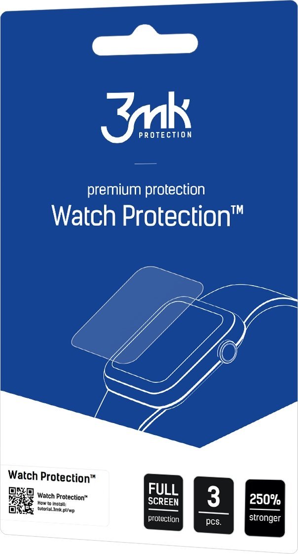 Film mbrojtës për smartwatch Rubicon RNCF10, 0.2 mm, set 3 copë, transparent